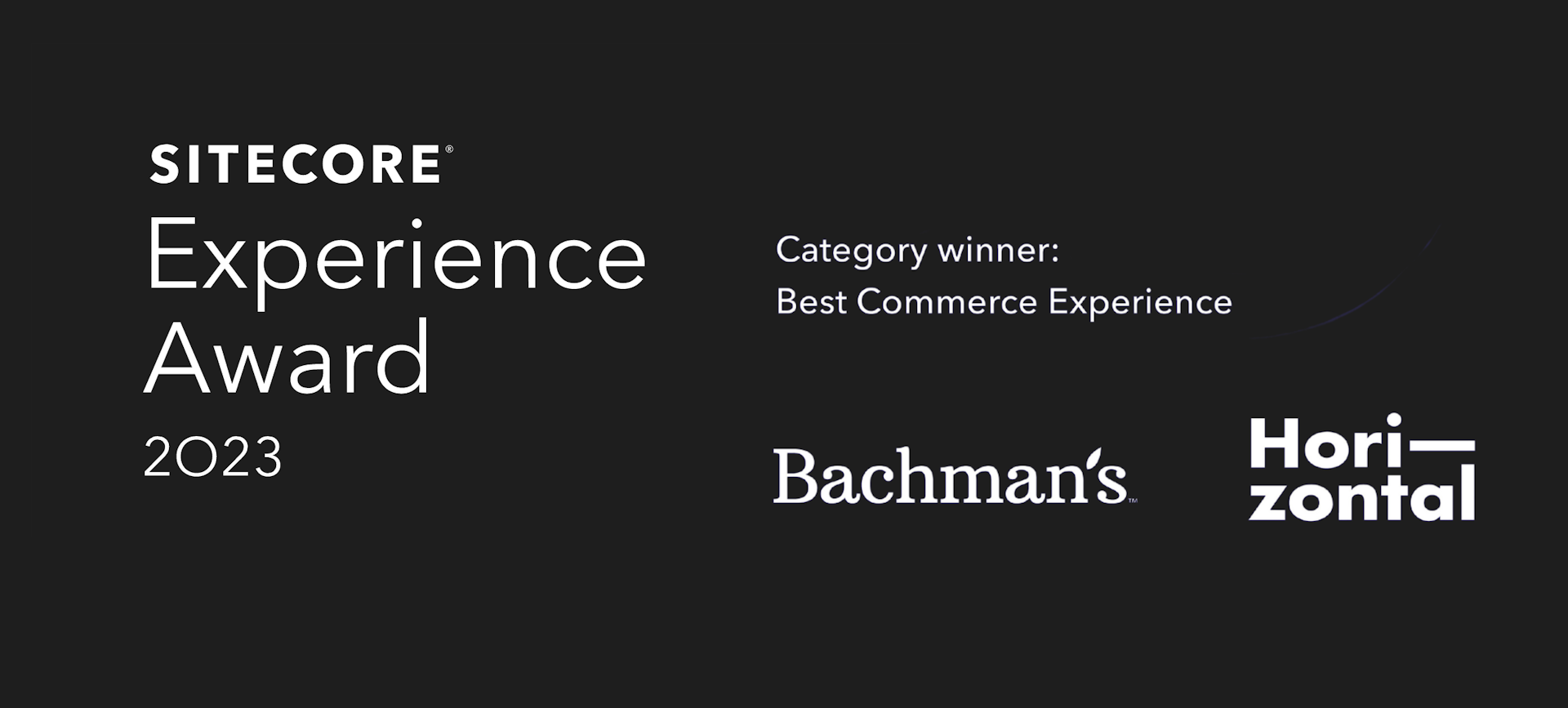 Horizontal Digital wins Sitecore Experience Award for Best Commerce Experience