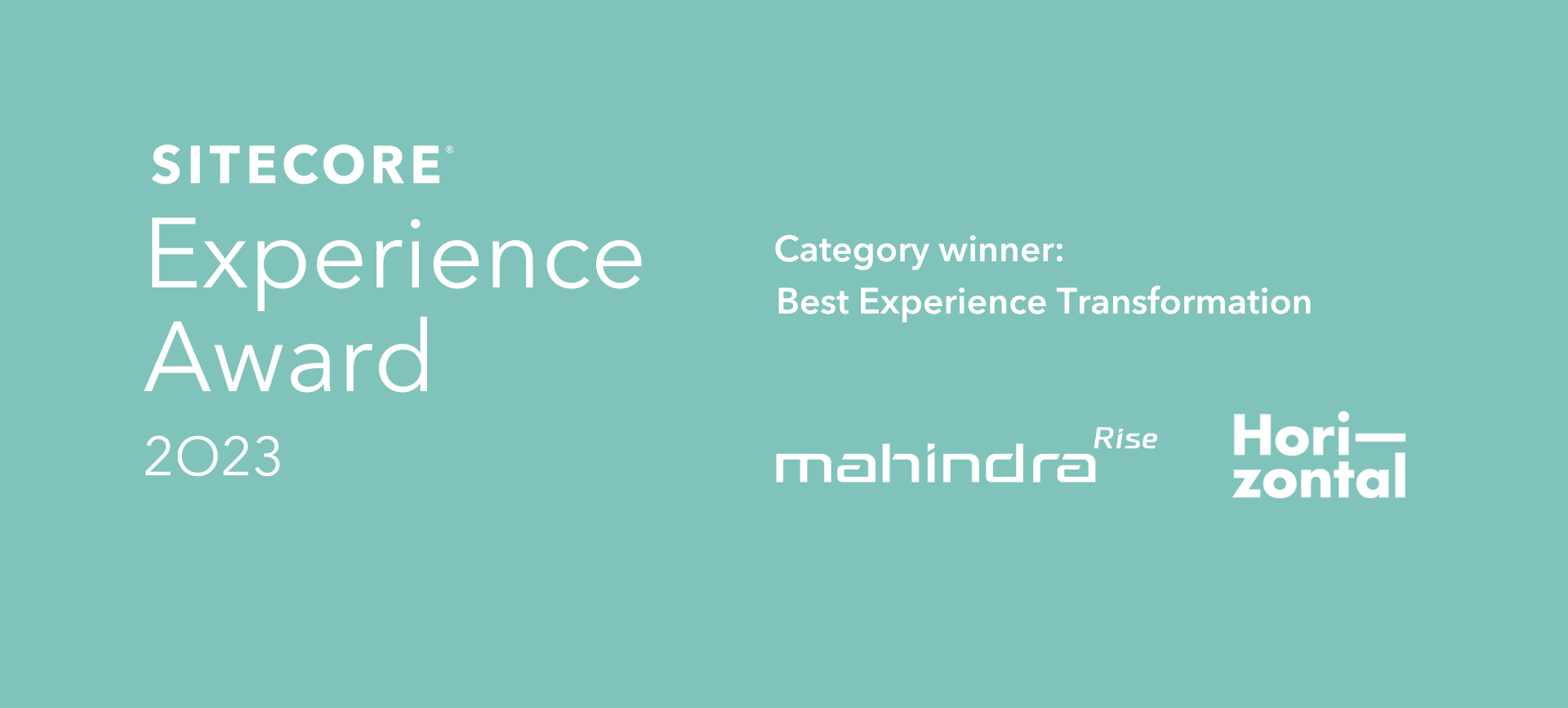 Horizontal Digital Wins 2023 Sitecore Experience Award for Best Experience Transformation in APJ Region