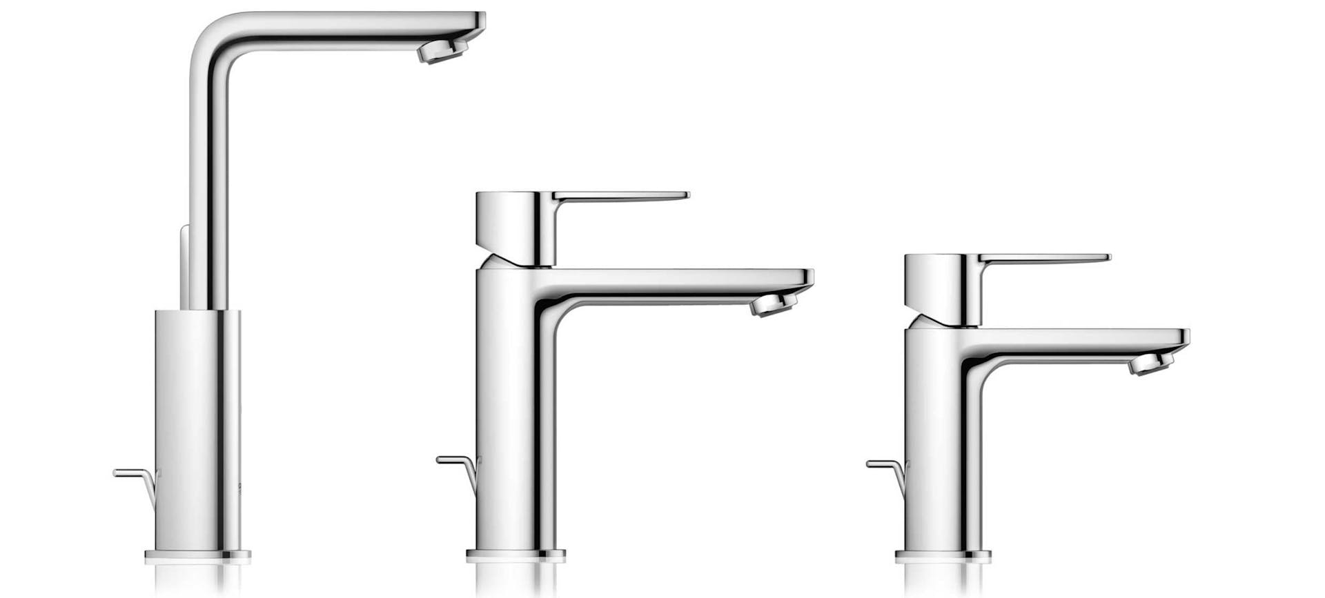 A selection of Grohe faucets